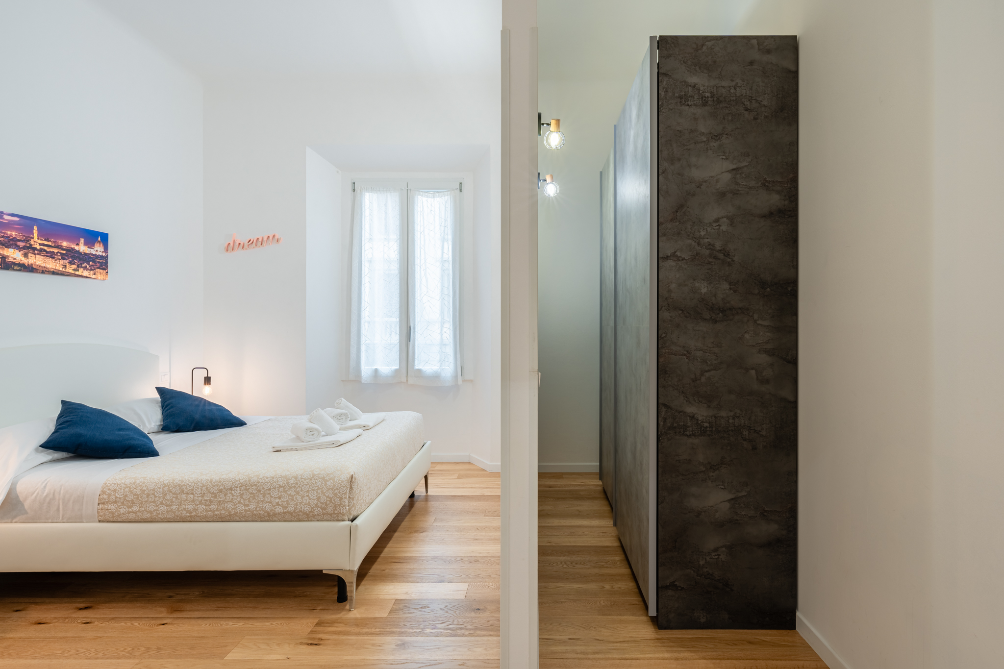 Bed And Wardrobe